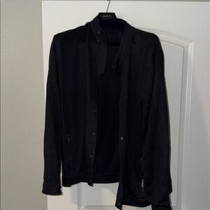 John Varvatos Charcoal Gray Jacket